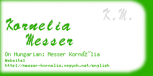 kornelia messer business card